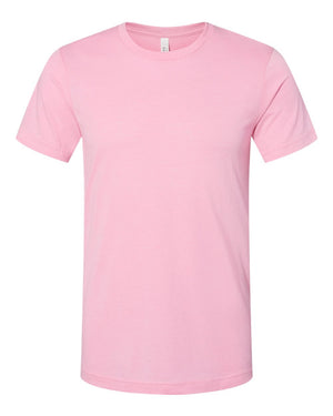 BELLA + CANVAS CVC Jersey Tee - Heather Bubble Gum