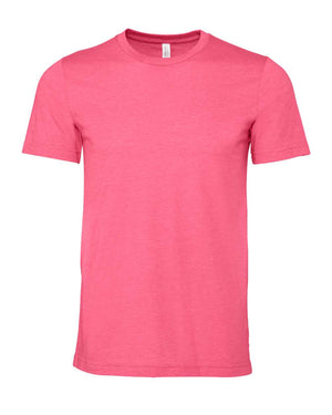 BELLA + CANVAS CVC Jersey Tee - Heather Charity Pink