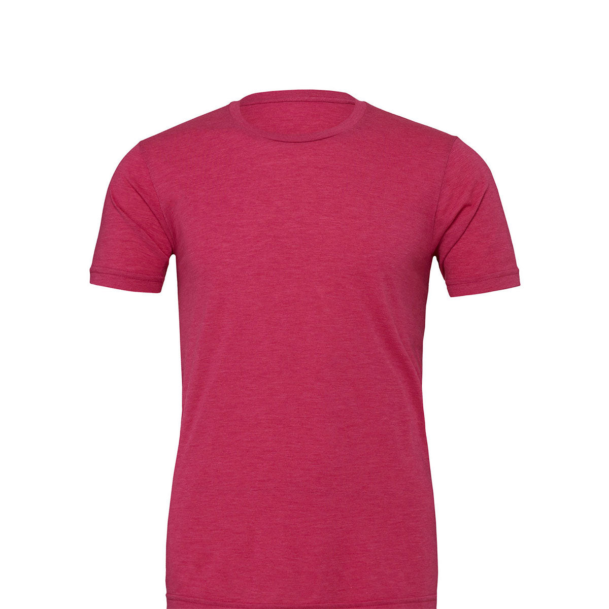 BELLA + CANVAS CVC Jersey Tee - Heather Raspberry