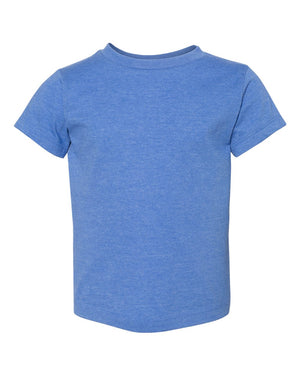 BELLA + CANVAS Toddler Jersey Short-Sleeve T-Shirt - Heather Columbia Blue