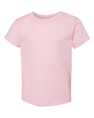 BELLA + CANVAS Toddler Jersey Short-Sleeve T-Shirt - Pink