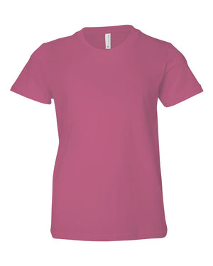 BELLA + CANVAS Youth Jersey T-Shirt - Berry