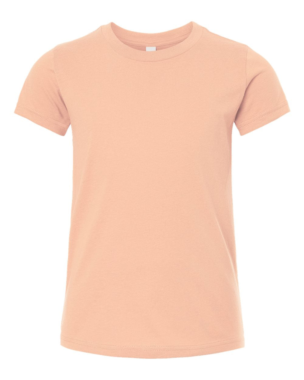 BELLA + CANVAS Youth Jersey T-Shirt - Peach