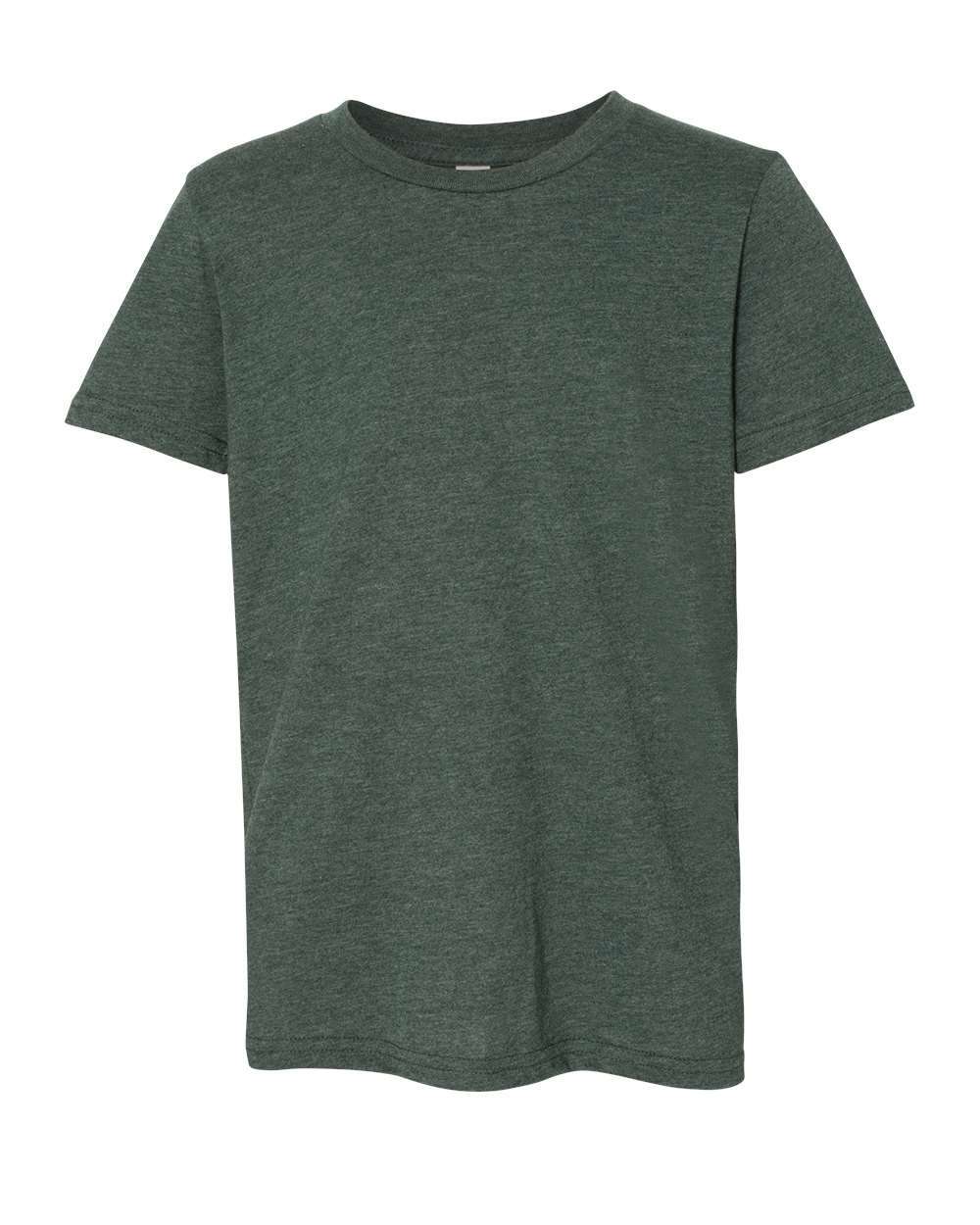 BELLA + CANVAS Youth CVC Jersey T-Shirt - Heather Forest