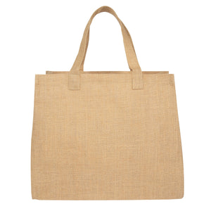 Juliet Jute Tote Bag - Natural