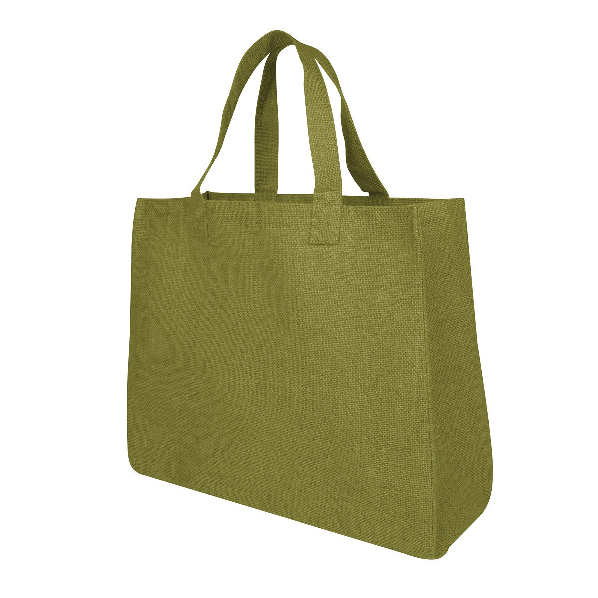 Juliet Jute Tote Bag - Olive
