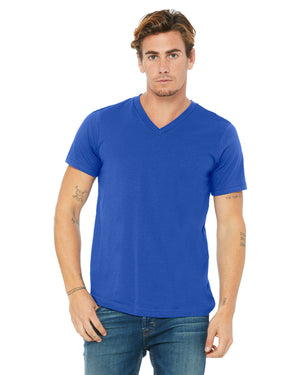 BELLA + CANVAS Unisex Jersey Short-Sleeve V-Neck T-Shirt - Front