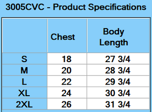 BELLA + CANVAS Unisex CVC Jersey V-Neck T-Shirt - Specs