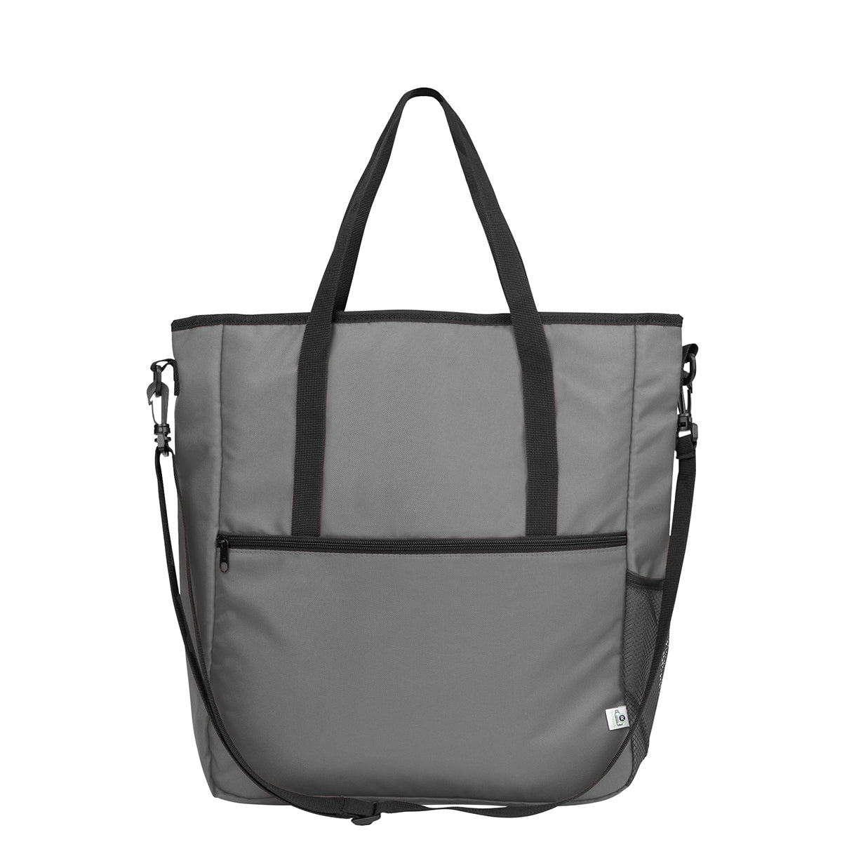 REPREVE RPET TOTE BAG - Black With Gray