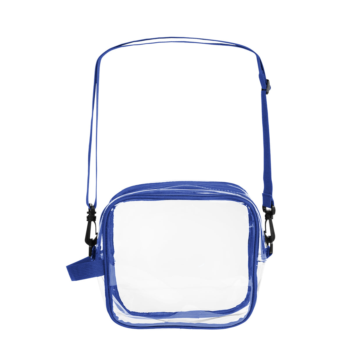 CLEAR CROSSBODY BAG - Clear With Royal