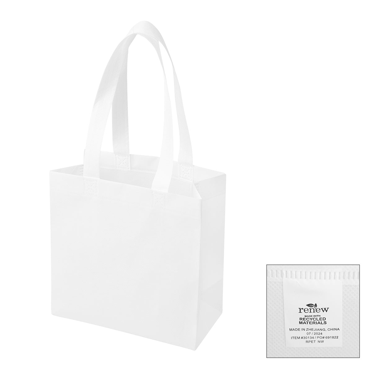 Rowan rPET Non-Woven Shopper Tote Bag