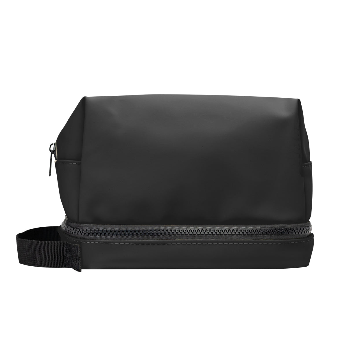 rPET Hudson Recycled Leatherette Cosmetic Bag - Black