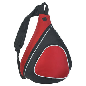 Sling Backpack - Red With Black