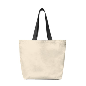 14 Oz. Recycled Canvas Tote Bag - Natural With Black