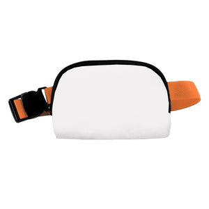 Sublime Series rPET Fanny Pack - White Black Orange