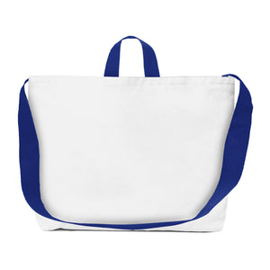 Sublime Series rPET Conference Tote Bag - White With Blue