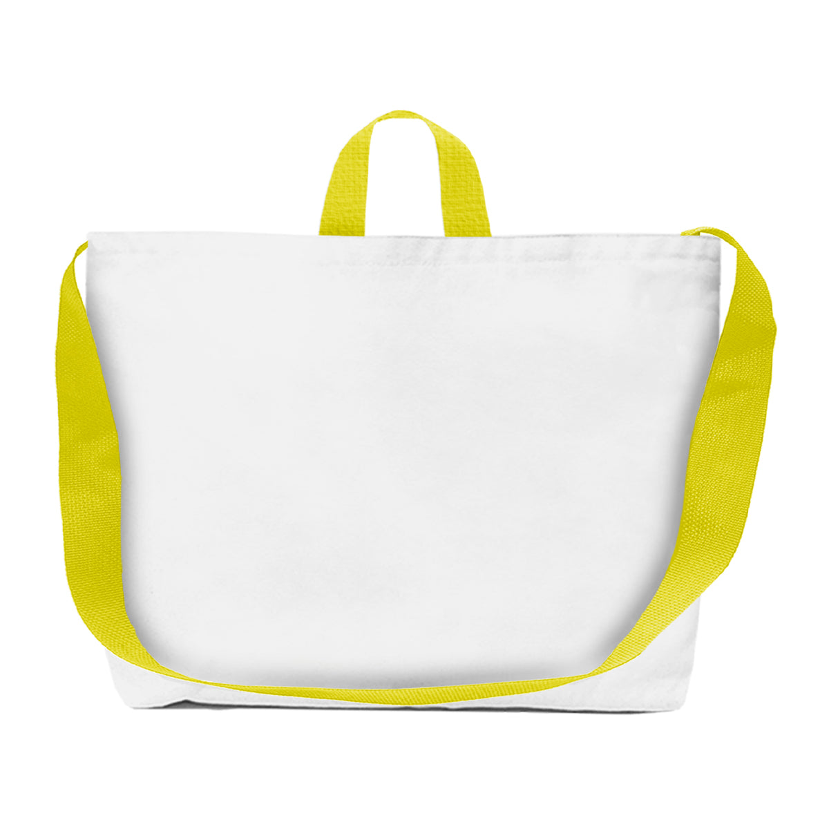 Sublime Series rPET Conference Tote Bag - White With Yellow