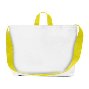 Sublime Series rPET Conference Tote Bag - White With Yellow