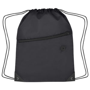 Sports Pack with Zipper - Recycled Black