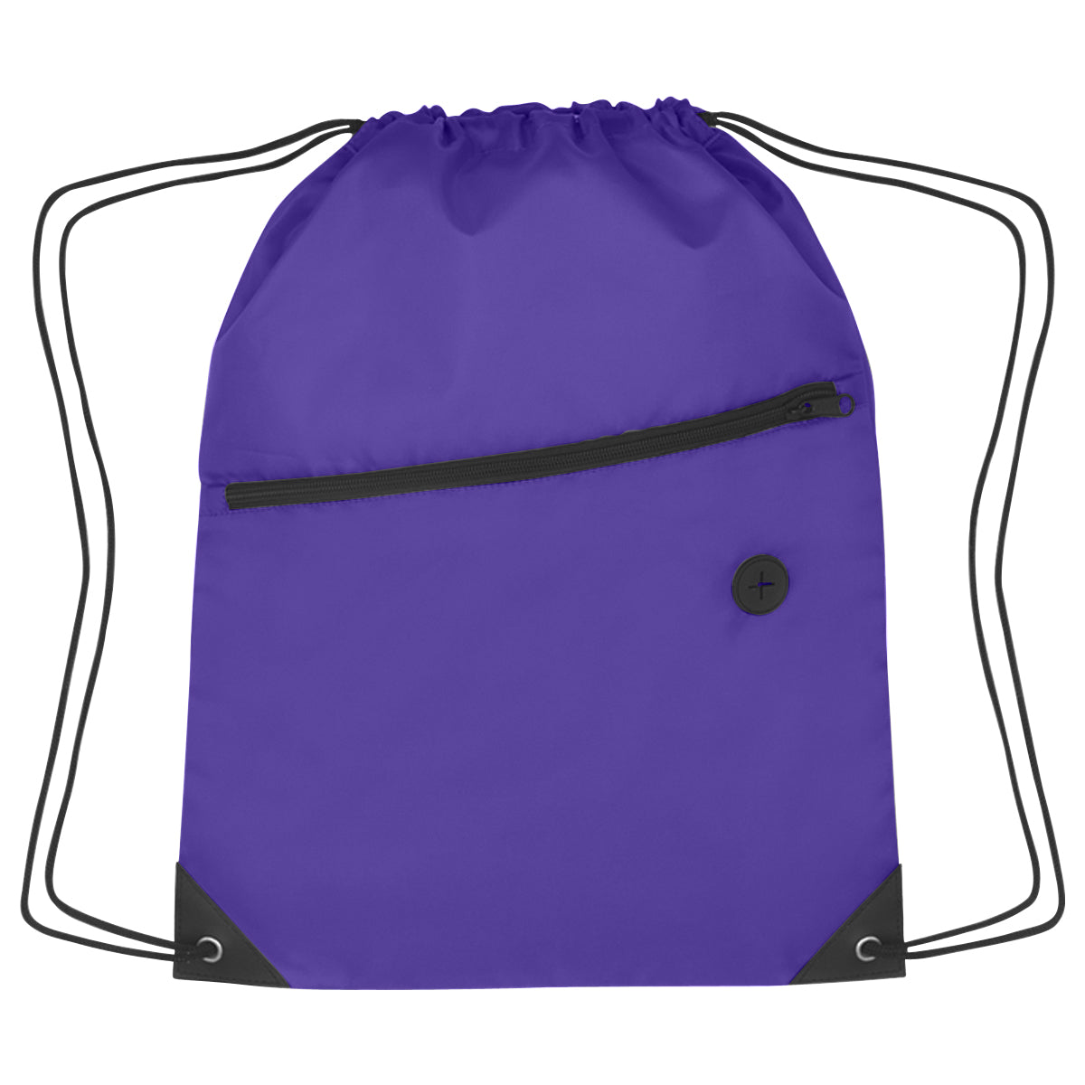 Sports Pack with Zipper - Purple
