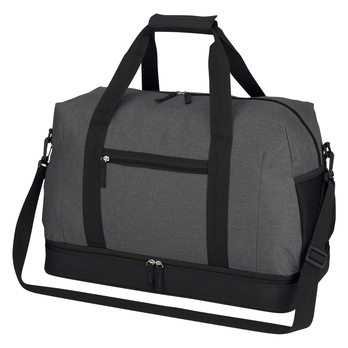Tribeca Duffel Bag - Gray With Black