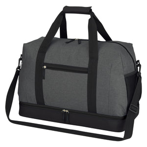 Tribeca Duffel Bag - Gray With Black