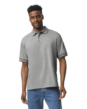 Gildan Adult Jersey Polo - Sport Grey