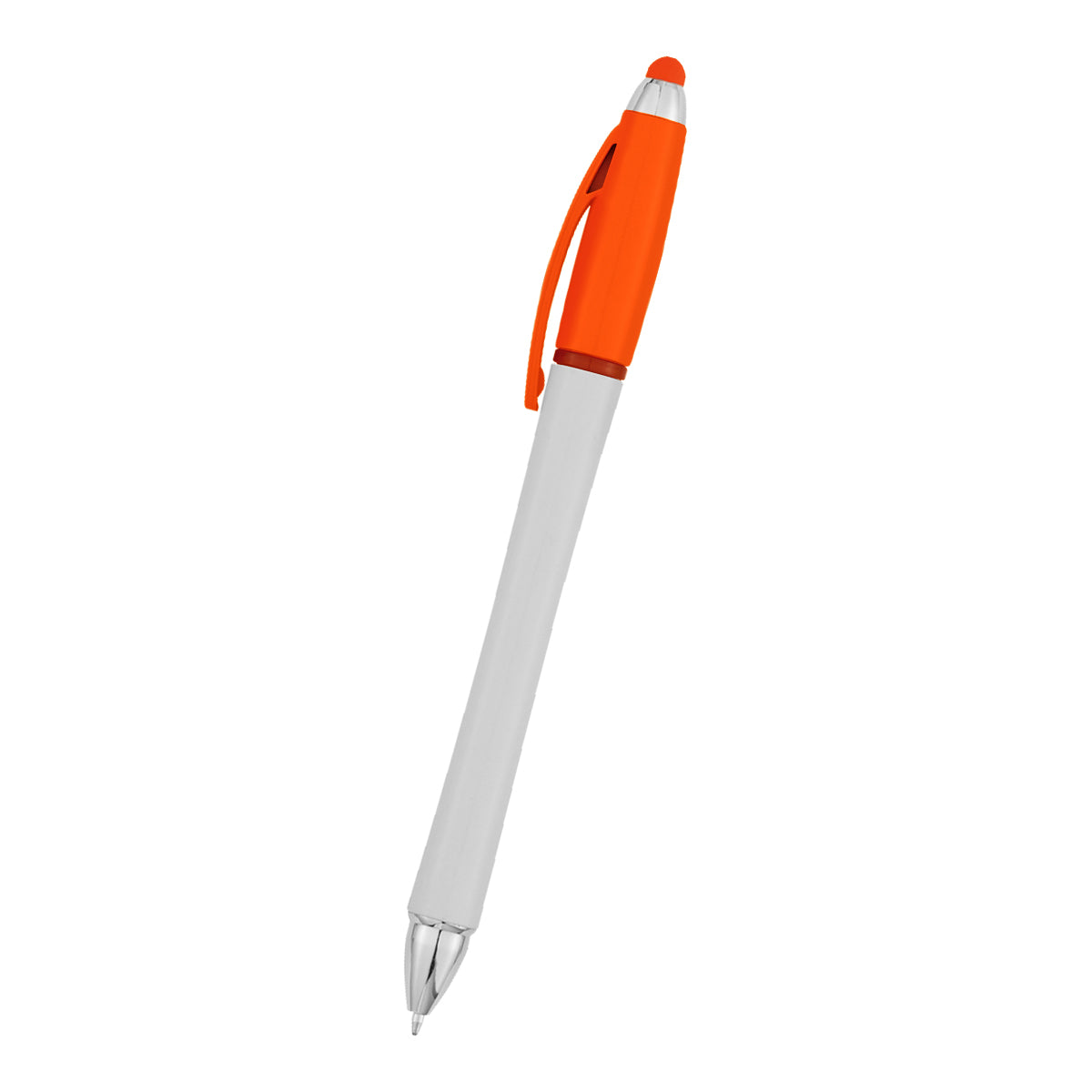 Harmony Stylus Pen With Highlighter - White With Orange