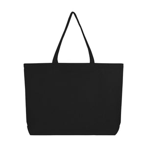 Aware™ 9 Oz. Recycled Cotton Shopper Tote Bag - Black