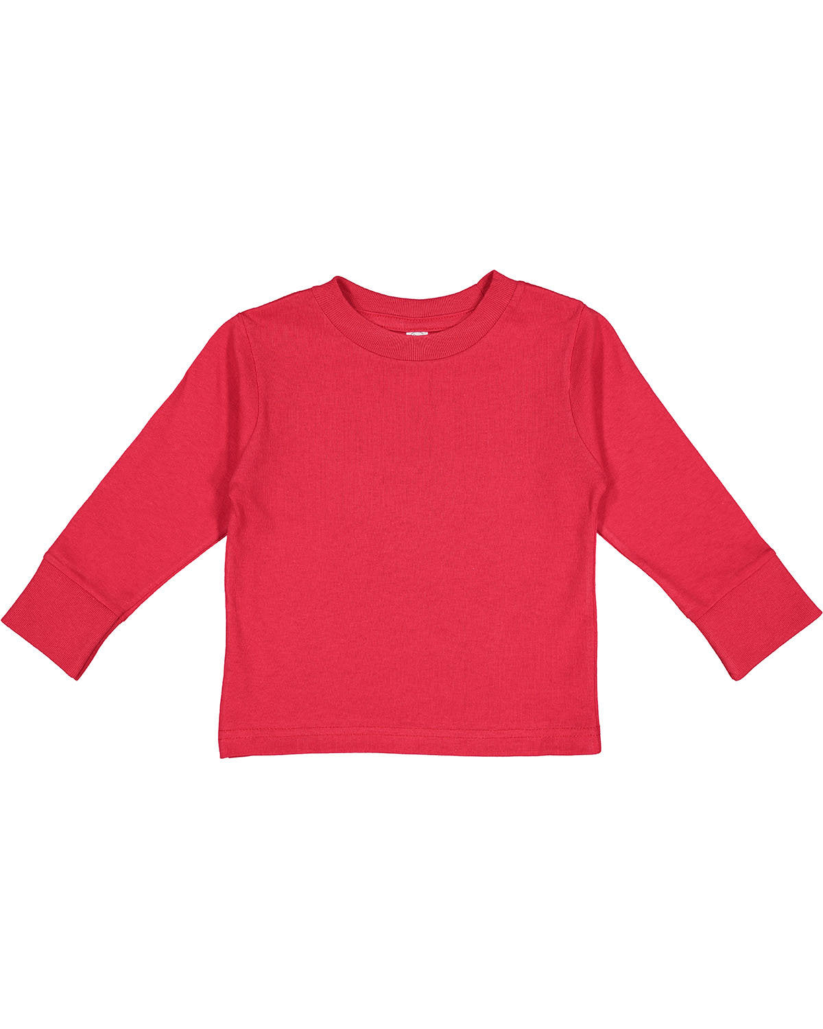 Rabbit Skins Toddler Long-Sleeve T-Shirt - Red