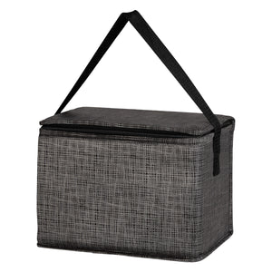 Crosshatch Non-Woven Lunch Bag - Charcoal