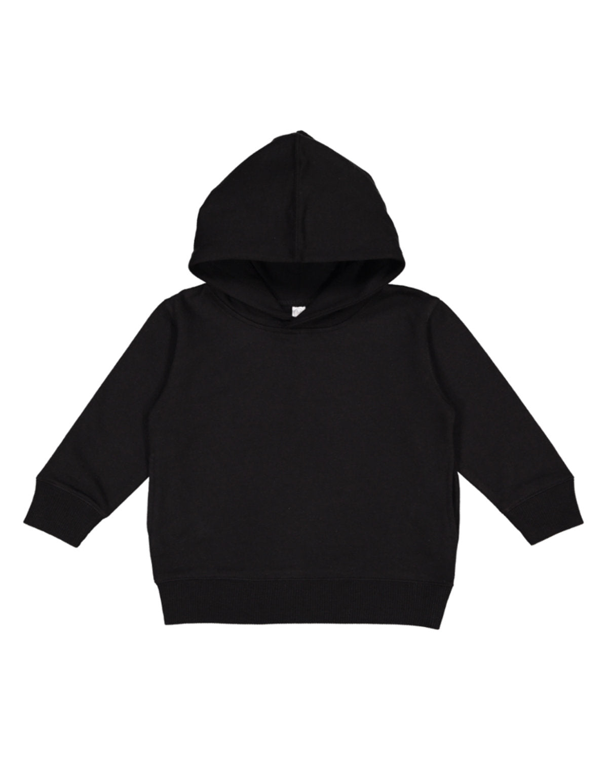 Rabbit Skins Toddler Pullover Fleece Hoodie - Black