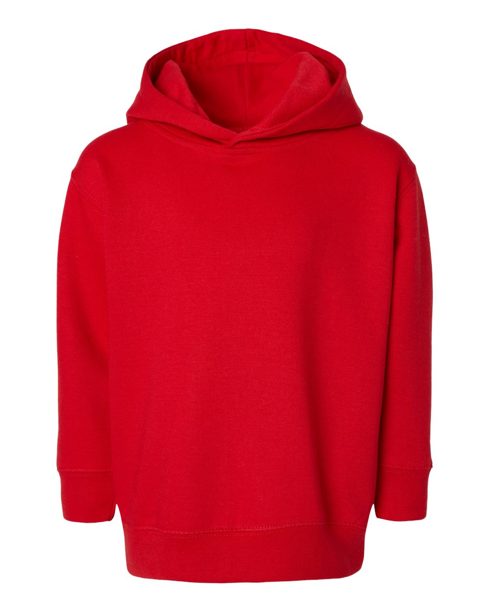 Rabbit Skins Toddler Pullover Fleece Hoodie - Red