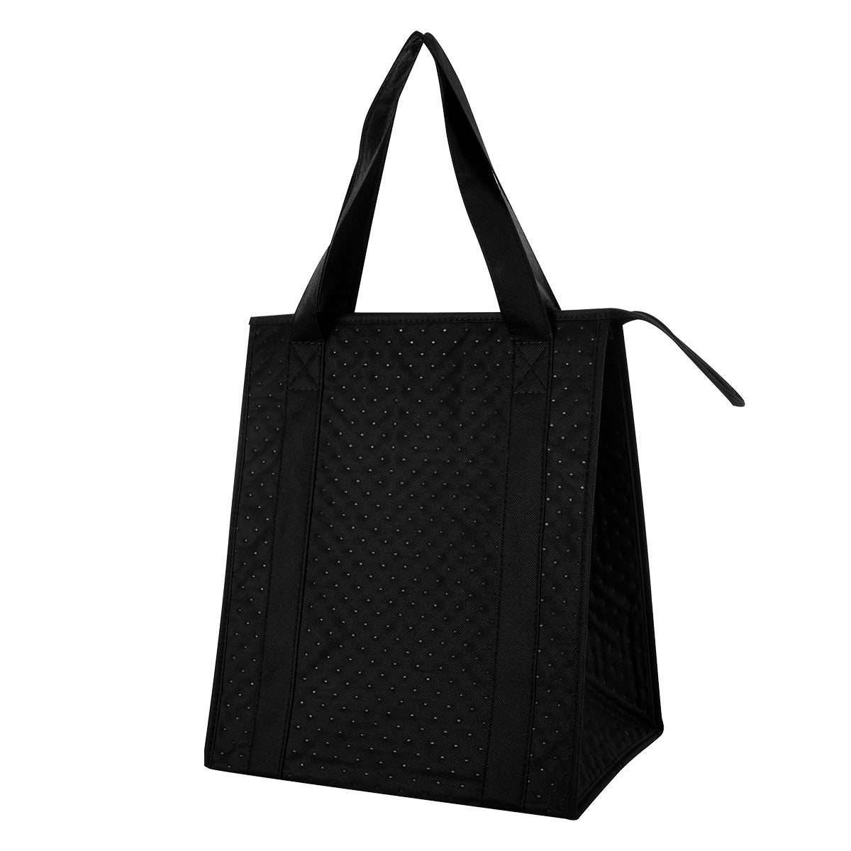 Dimples Non-Woven Cooler Tote Bag - Black