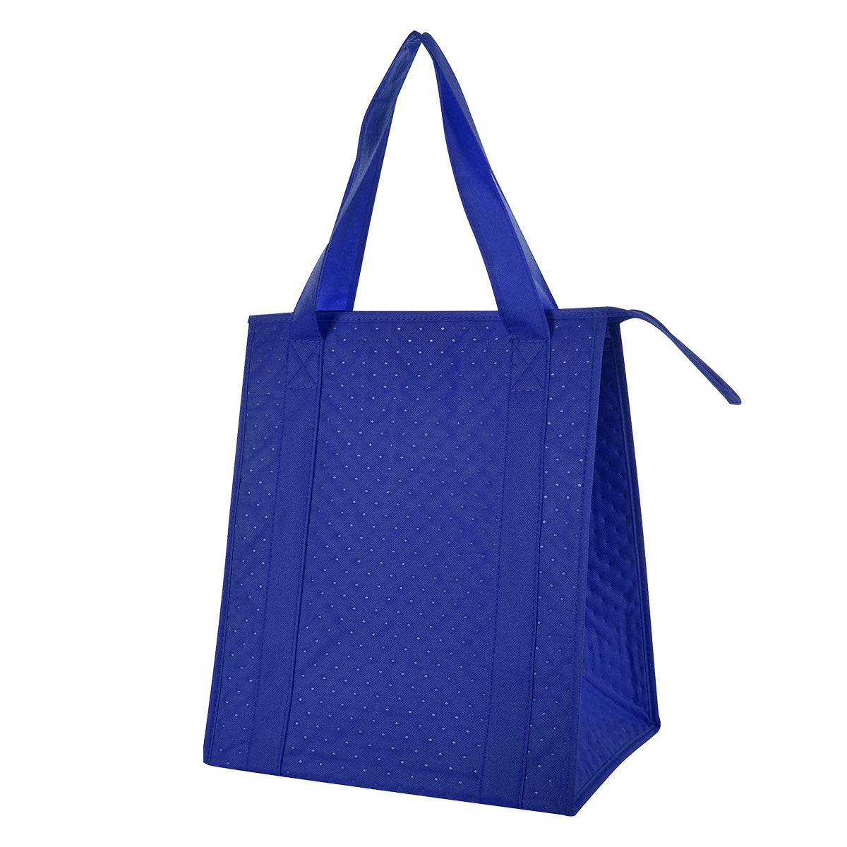 Dimples Non-Woven Cooler Tote Bag - Royal Blue