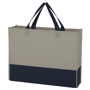 Raven Prism Recycled Non-Woven Tote Bag - Gray With Black