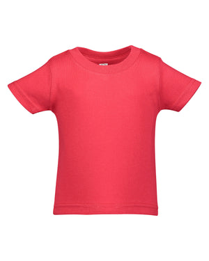 Rabbit Skins Infant Cotton Jersey T-Shirt - Red