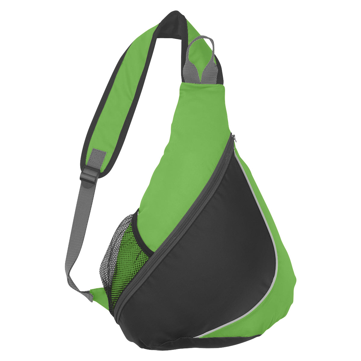 Sling Backpack - Lime With Black