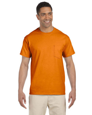 Adult Gildan Ultra Cotton® Pocket T-Shirt - Color - ACG230 - Safety Orange