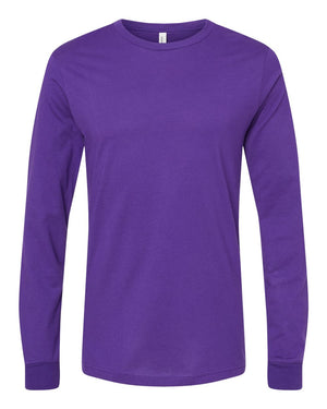 BELLA + CANVAS Unisex Jersey Long-Sleeve T-Shirt - Team Purple