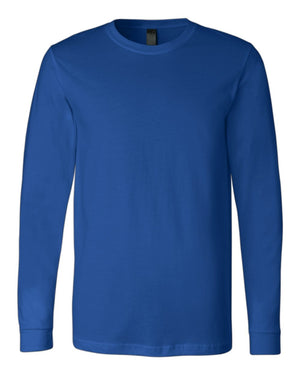 BELLA + CANVAS Unisex Jersey Long-Sleeve T-Shirt - True Royal