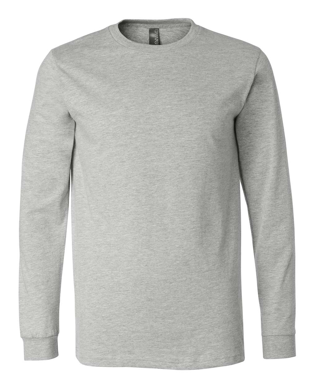 BELLA + CANVAS Unisex CVC Jersey Long-Sleeve T-Shirt - Athletic Heather