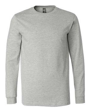 BELLA + CANVAS Unisex CVC Jersey Long-Sleeve T-Shirt - Athletic Heather
