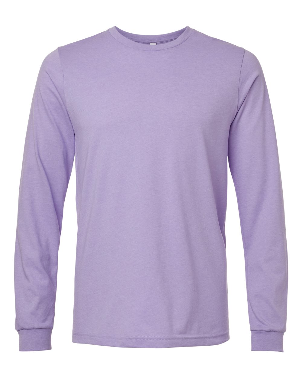 BELLA + CANVAS Unisex CVC Jersey Long-Sleeve T-Shirt - Heather Dark Lavender