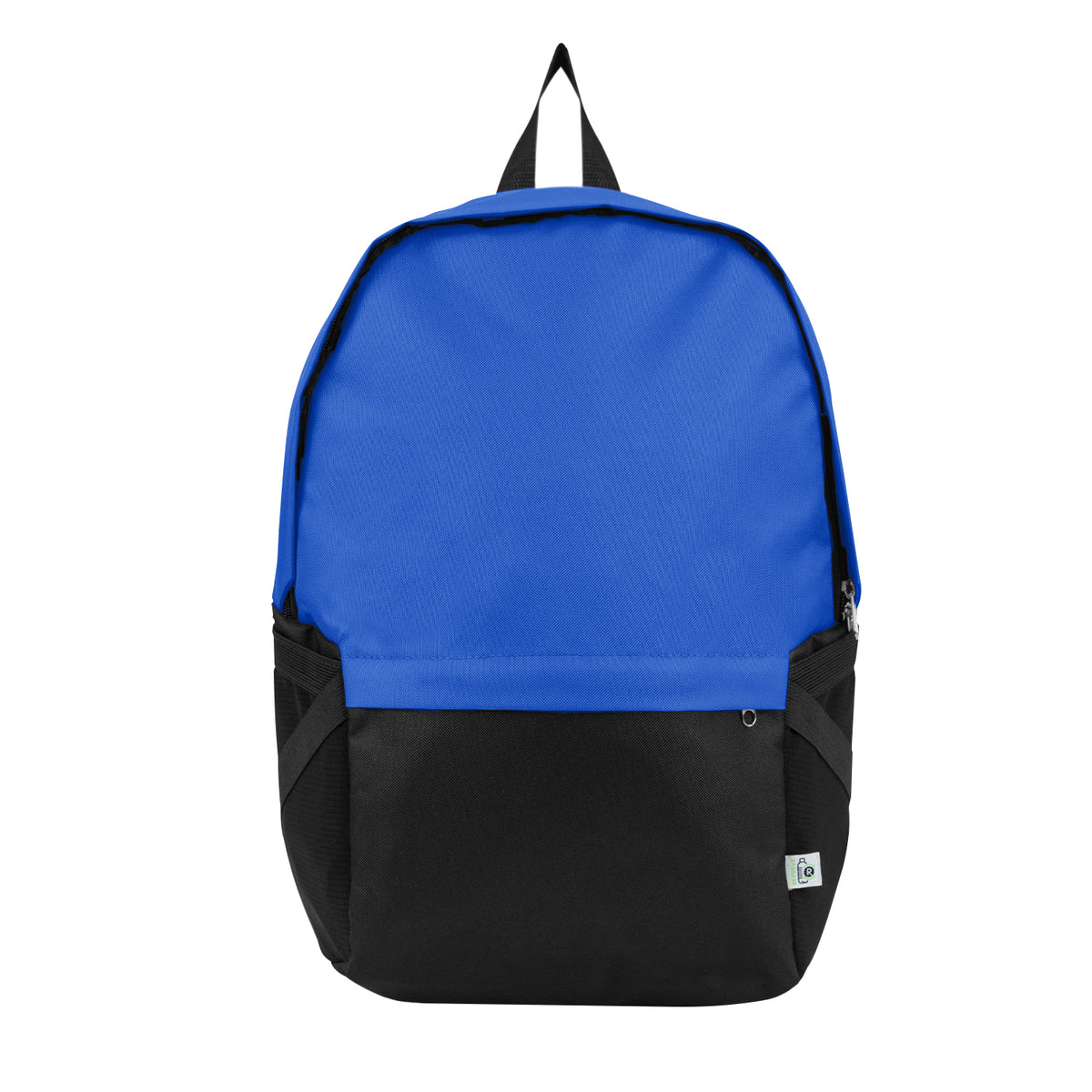 Repreve® RPET Laptop Backpack - Black With Royal