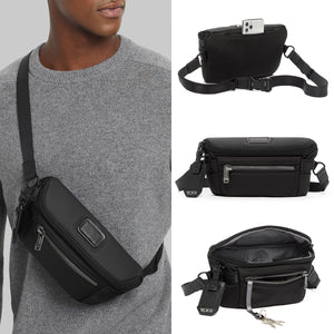 Tumi Alpha Bravo Classified Waist Pack - Black