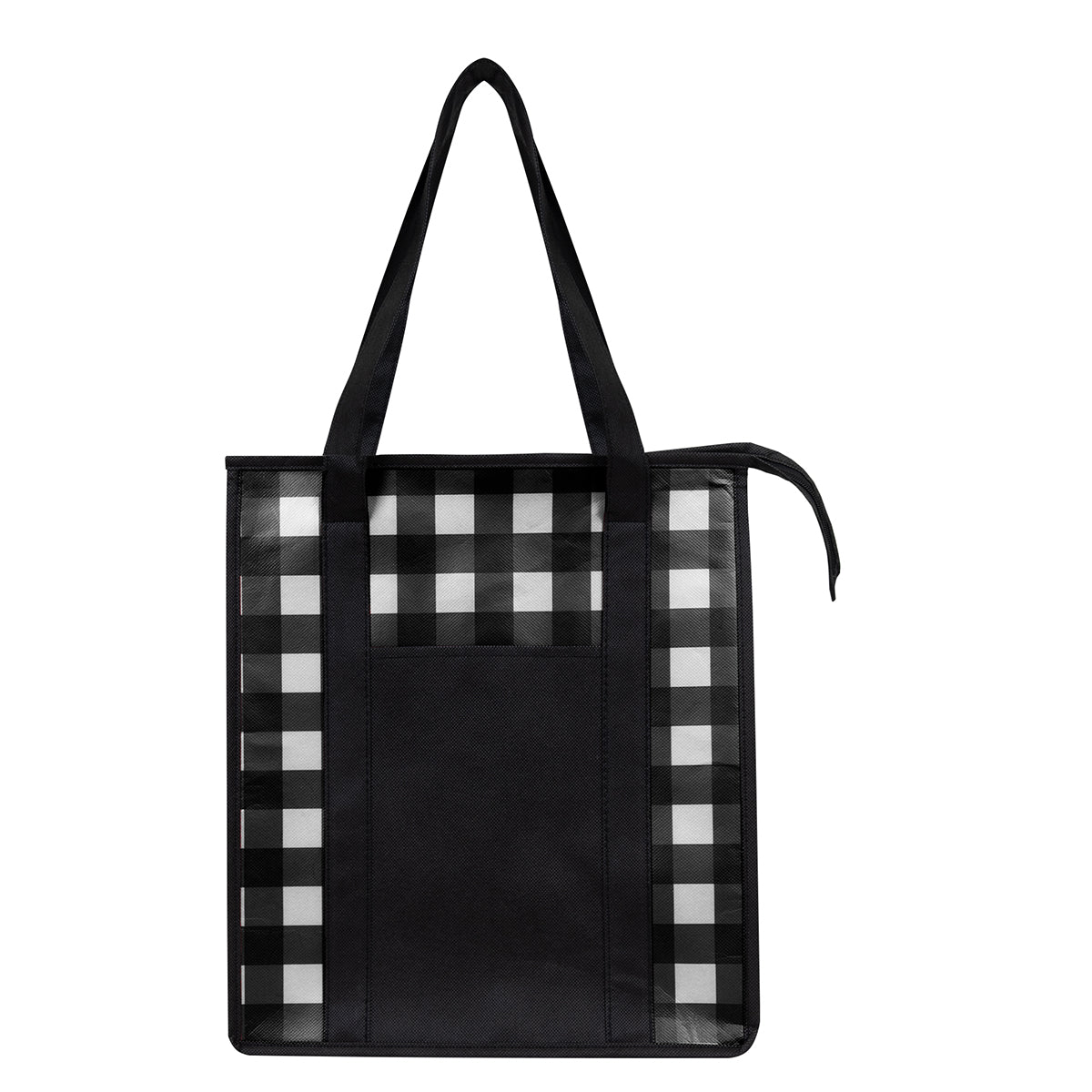 Northwoods Non-Woven Cooler Tote Bag - White With Black