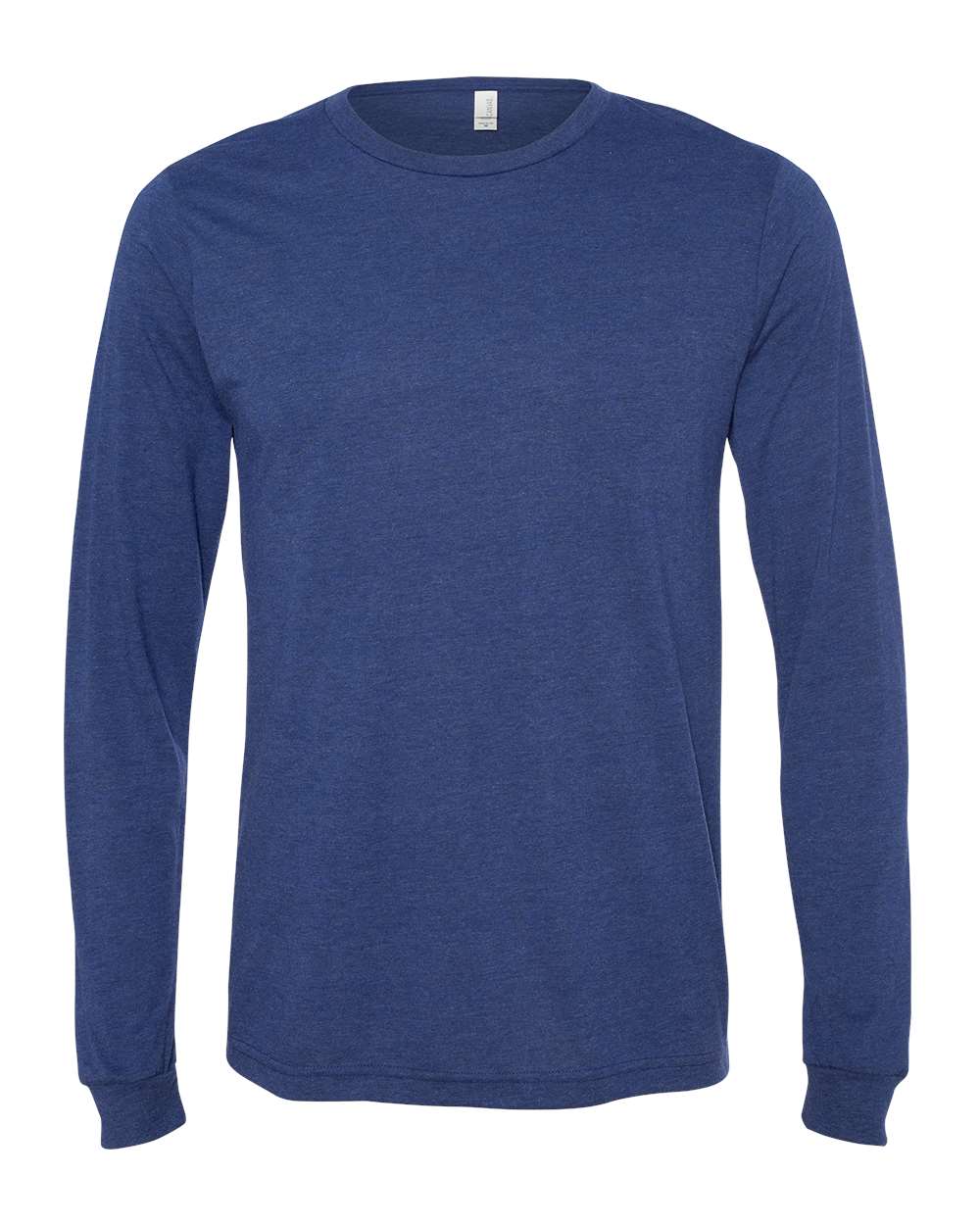 BELLA + CANVAS Unisex Triblend Long-Sleeve T-Shirt - Navy Triblend