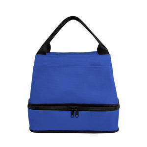 Denson rPET Expandable Dual Compartment Cooler Bag - Royal/Black