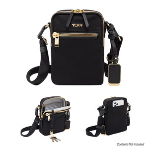 TUMI Persia Crossbody Bag - Black With Gold